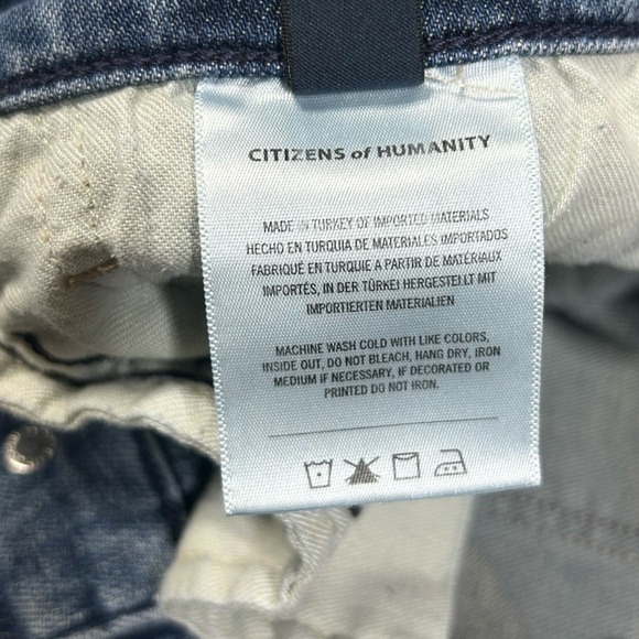 Citizens of Humanity Jolene 32 Button Fly Distressed Vintage Slim High Rise - Picture 16 of 16